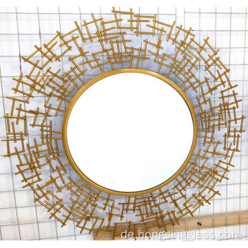 Golden Iron Clear Mirror MDF -Brett Hanging Spiegel